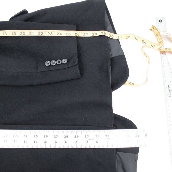 Nordstrom x Loro Piana Sport Coat Men's 48L Classic Cashmere Two Button Black - Picture 6 of 14